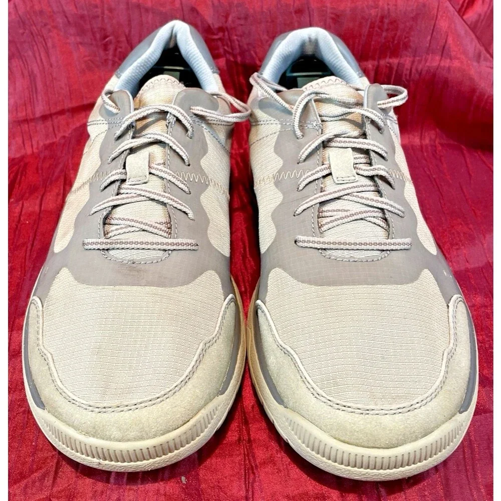 Mens Clark's Cloudsteppers Cushion Soft Nova Gray Lace Sneakers sz 11